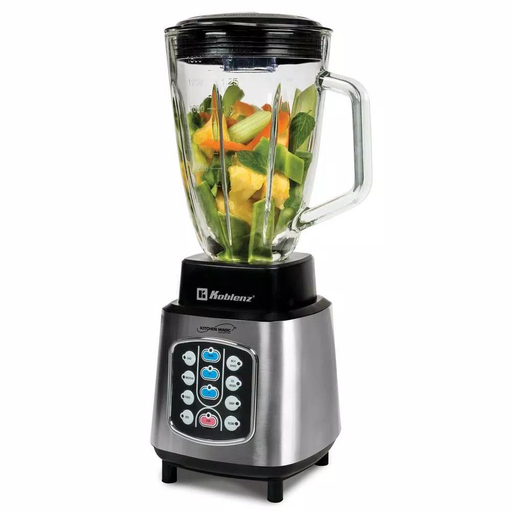 Koblenz Kitchen Magic Collection 50 oz. 10-Speed Blender with Glass Jar