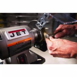 JET JBG-6W 6 in. Bench Grinder with Wire Wheel and Cast Iron Guards thumbnail 6