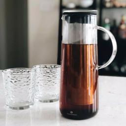 ZASSENHAUS 8-Cup Borosilicate Glass Coffee Maker & Cold Brew Infuser with Stainless Steel Filter thumbnail 5