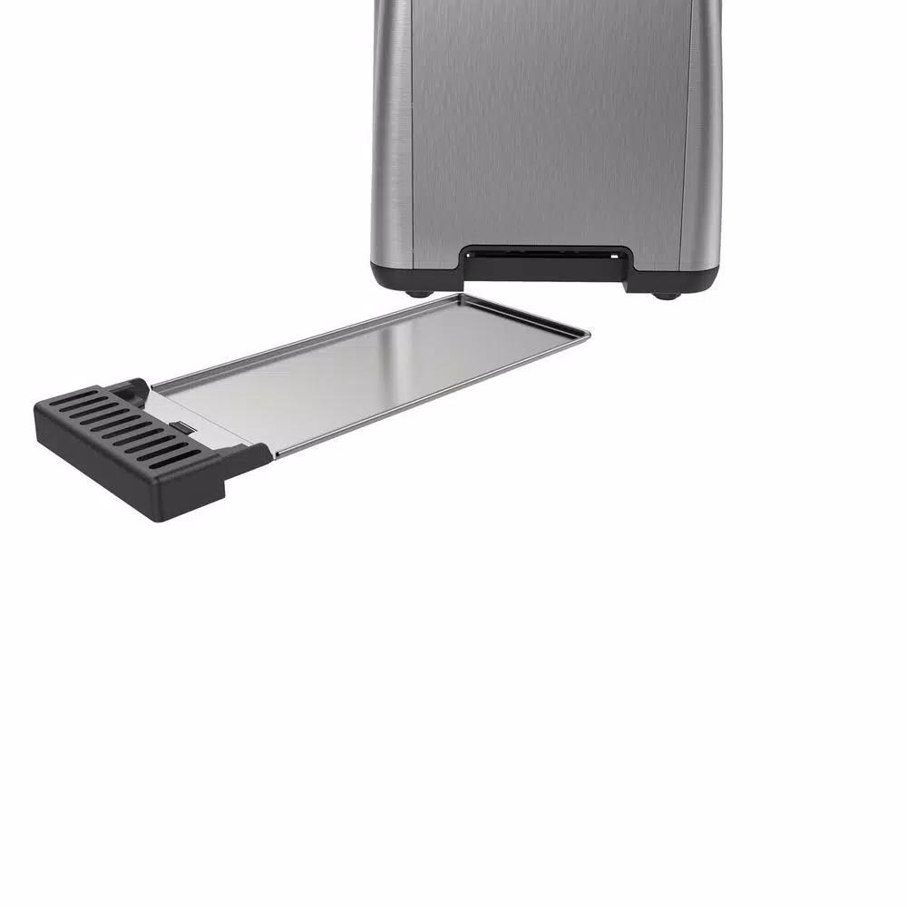 Brentwood Appliances 2-Slice Extra-Wide Slot Silver Toaster