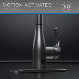 Flow Series Motion Activated Single-Handle Pull-Down Kitchen Faucet, Chrome (3-Pack) thumbnail 3
