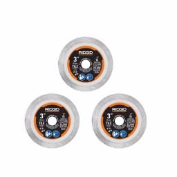 RIDGID 3 in. Tile Cut-Off Wheel Set (3-Piece) with Adapters thumbnail 1