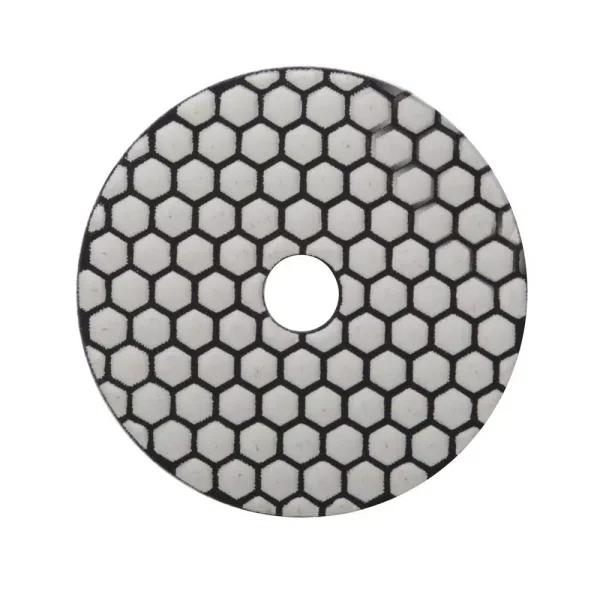Rubi 4 in. 3000 Grit Resin Dry Polishing Pad for Engineered Stone, Concrete, Marble & Granite