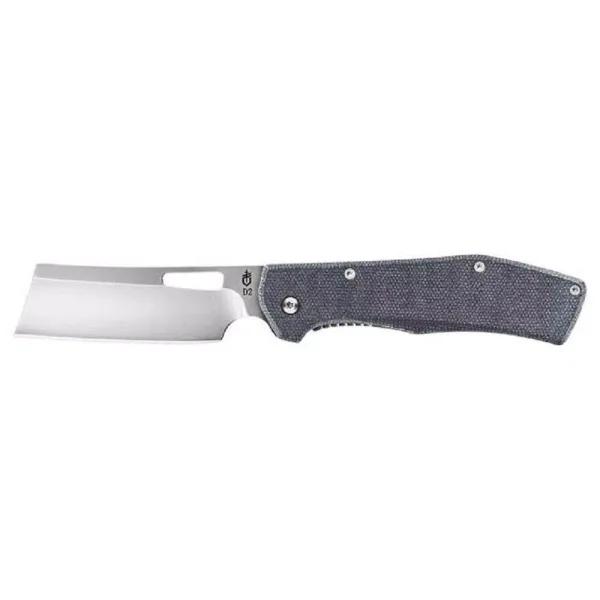 Gerber Flatiron Micarta 3 in. D2 Steel Cleaver Style Folding Knife