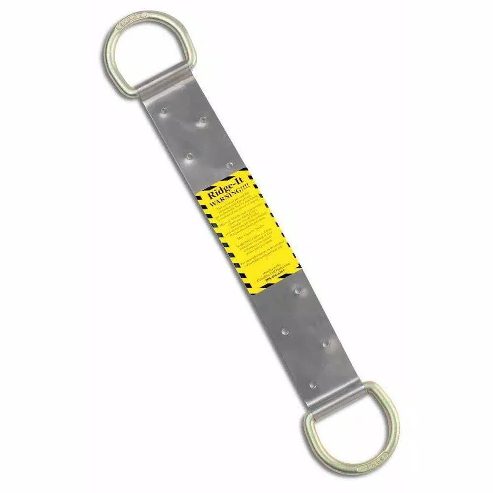 Guardian Fall Protection RIDG-2 Double D-Ring Ridge It Roof Anchor, Stainless Steel
