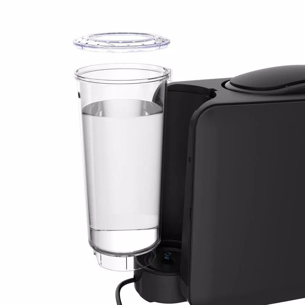 DRINKPOD JAVAPod 1 Single Serve K-Cup Coffee Maker, Refillable Reservoir or In-Line Water Connection, Black