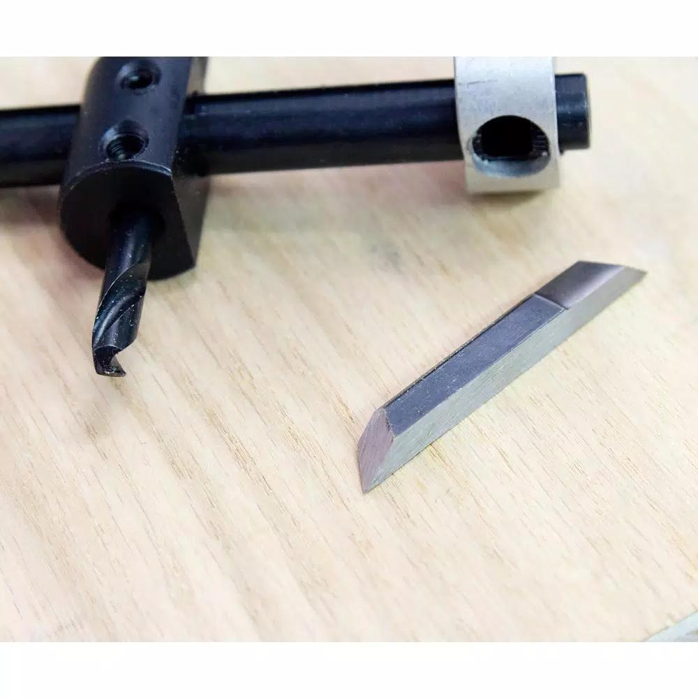 MIBRO Adjustable Circle Hole Cutter, 1 in. to 6 in. Diameter, for Wood, Plastic and Soft Metals