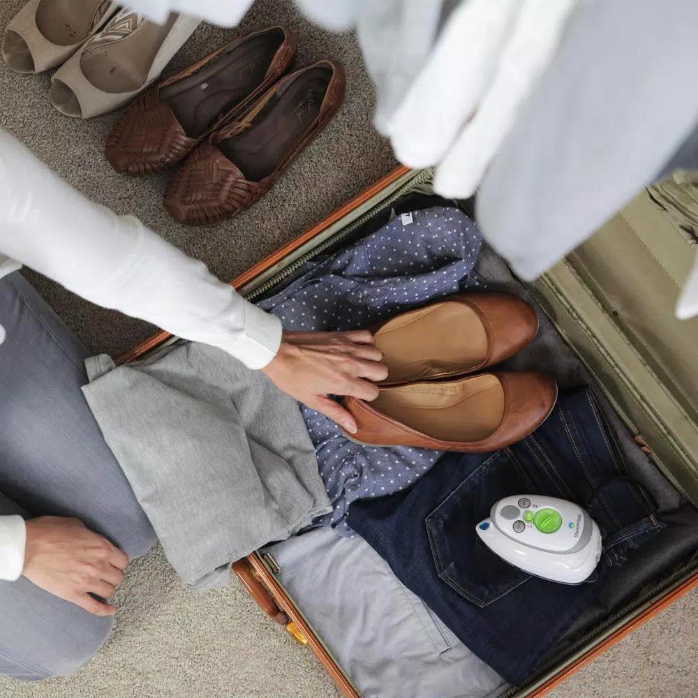 SteamFast SF-717 Mini Steam Iron with Dual Voltage and Travel Bag, Non-Stick Soleplate