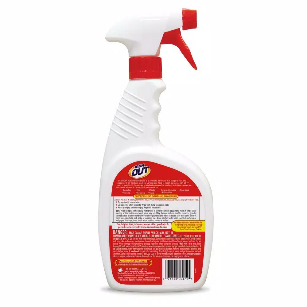 SUMMIT BRANDS Iron OUT Super Rust and Stain Remover Spray, 24 oz