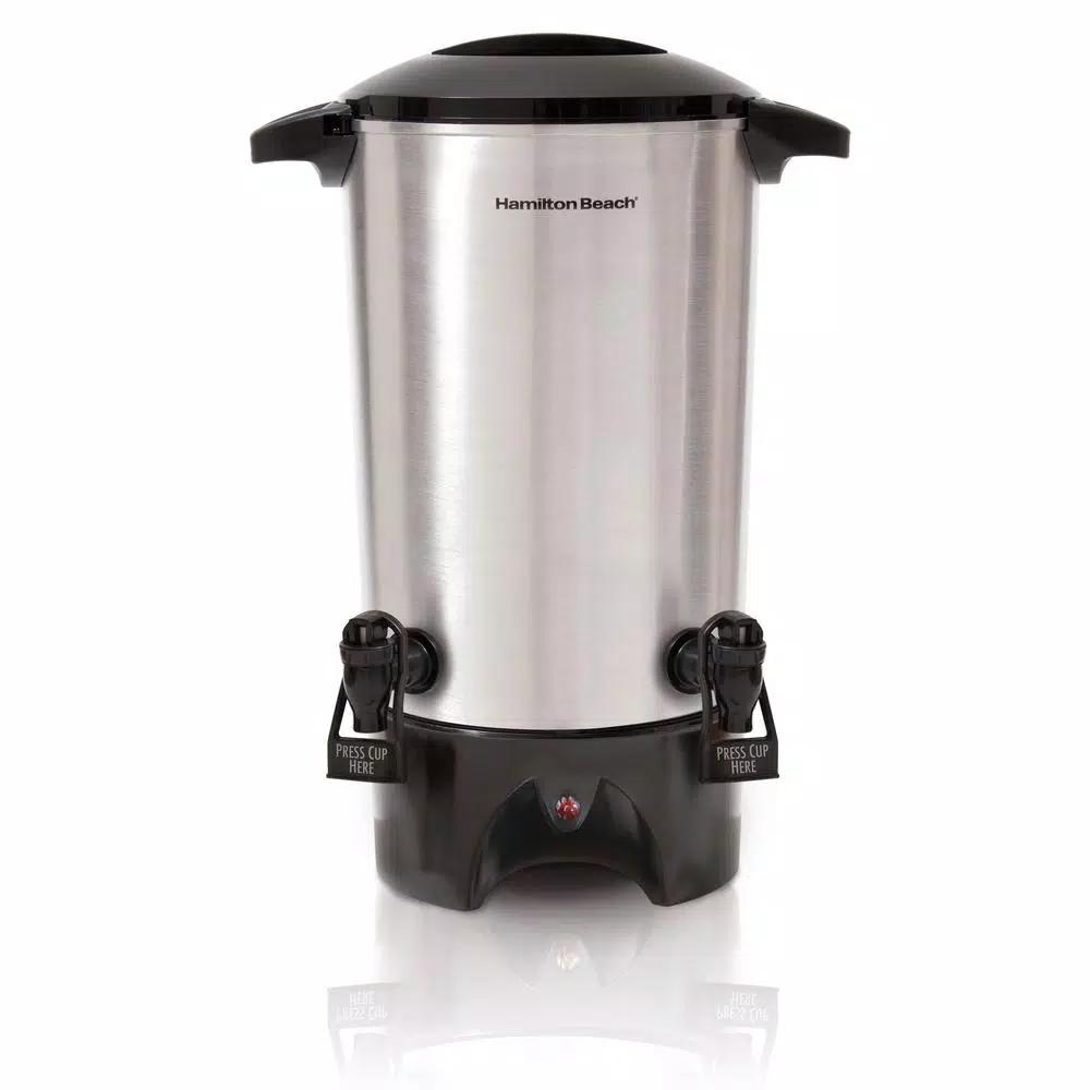 Hamilton Beach 45-Cup Stainless Steel Dual-Spout Coffee Urn
