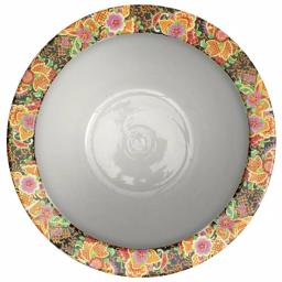Unbranded Oriental Furniture 12 in. Famille Rose Porcelain Fishbowl with Hand-Painted Satsuma Design thumbnail 3