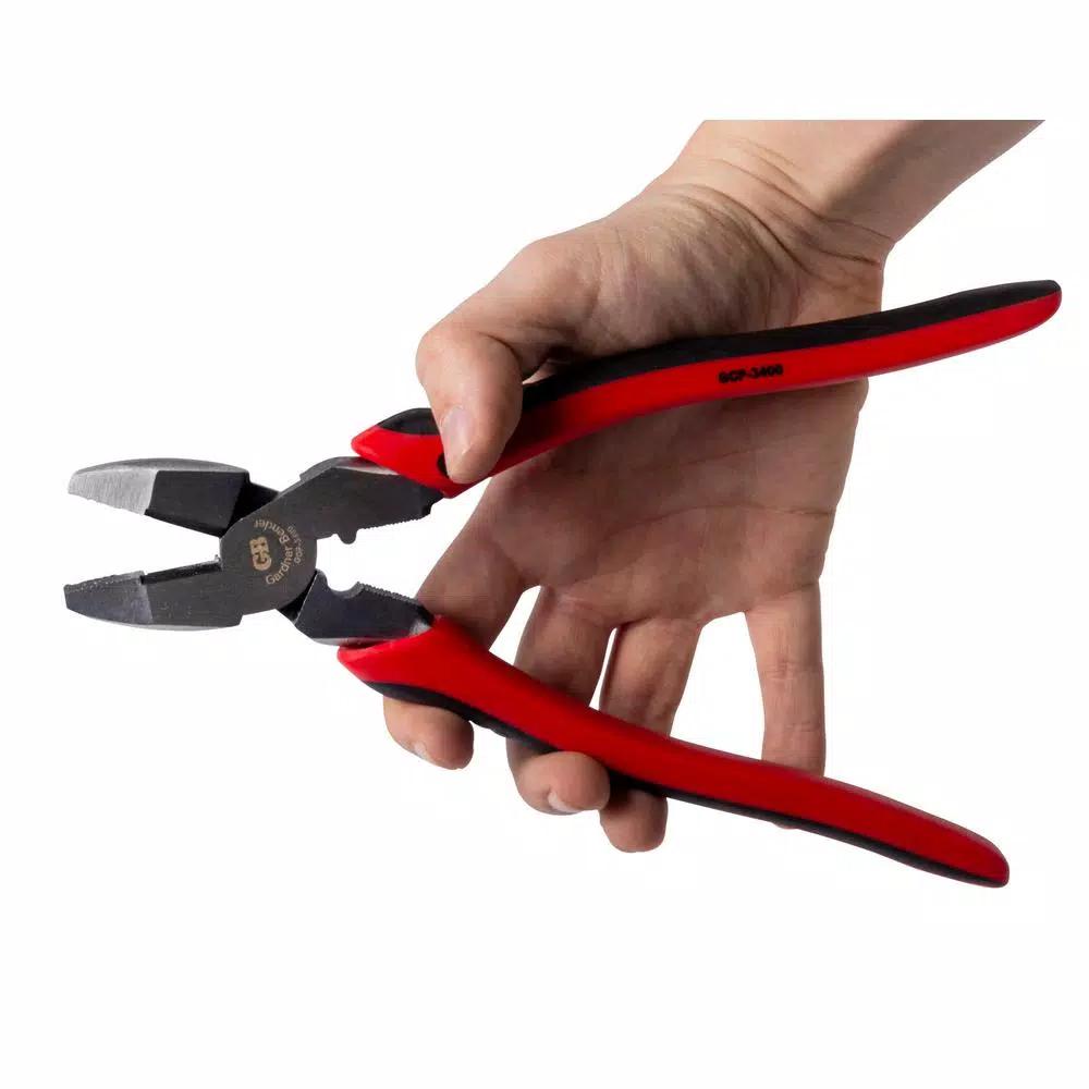 Gardner Bender High Leverage Lineman's Pliers and Crimping Tool, 9.5 in.