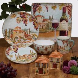 Certified International Tuscan Breeze 144 oz. Ceramic Serving Bowl, Multi-Colored thumbnail 2