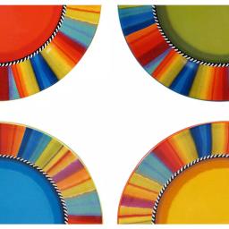 Certified International Sierra 8.25 in. Multicolored Earthenware Bean Pot thumbnail 2
