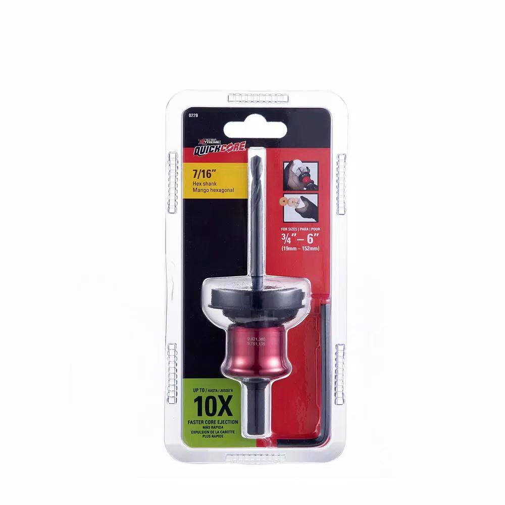 BLU-MOL Disston Blu-Mol Xtreme QuickCore 7/16 in. Metal Arbor Assembly for Fast Core Ejection