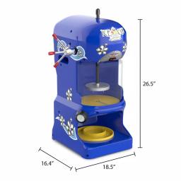 Great Northern Popcorn Ice Cub Shaved Ice Machine, 24 oz. Blue thumbnail 2