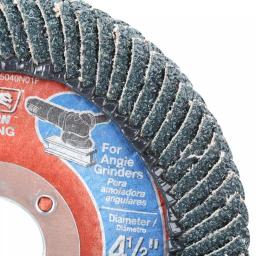 Diablo Steel Demon 4-1/2 in. 40-Grit Type 29 Conical Flap Disc for Grinding and Polishing thumbnail 2