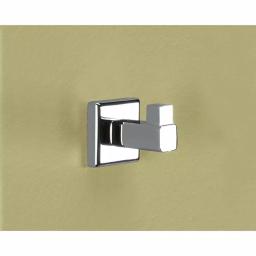 Nameeks Gedy Colorado Solid Brass Robe Hook - Polished Chrome thumbnail 2