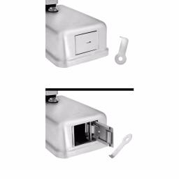 Alpine Industries 1200ml Stainless Steel Manual Liquid Soap Dispenser - Wall Mounted thumbnail 3