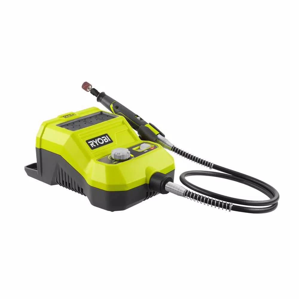RYOBI 18V ONE+ Cordless Rotary Tool Kit with 1.5 Ah Battery and 33 Accessories