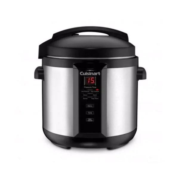Cuisinart 6 Qt. Stainless Steel Electric Pressure Cooker with Digital Thermostat and Nonstick Pot