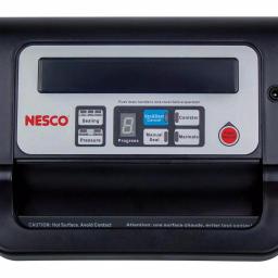 Nesco Deluxe Vacuum Sealer, 130W Double Vacuum Pump with Bag Cutter and Roll Storage, Black and Silver thumbnail 3