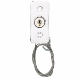 Prime-Line Emergency Garage Door Release Kit, Diecast Metal, Brushed Chrome Finish thumbnail 2