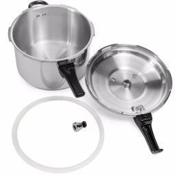 Barton 8 Qt. Aluminum Stovetop Pressure Cooker Pot with Steam Release Valve thumbnail 7