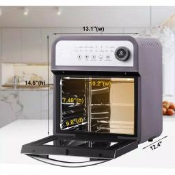 Geek Chef 12 Qt. Air Fryer Oven with Rotisserie, 1600W Multi-Function Countertop Oven with 16 Presets thumbnail 6