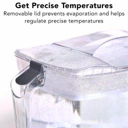 Tribest Sousvant 12 Qt. Sous Vide Stainless Steel Circulator and Slow Cooker thumbnail 4