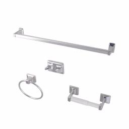 Kingston Brass Americana 4-Piece Polished Chrome Bath Hardware Set thumbnail 1
