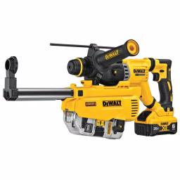 DEWALT 20V MAX XR Brushless 1-1/8 in. SDS Plus D-Handle Rotary Hammer Kit with Dust Extractor & (2) 6.0Ah Batteries thumbnail 4