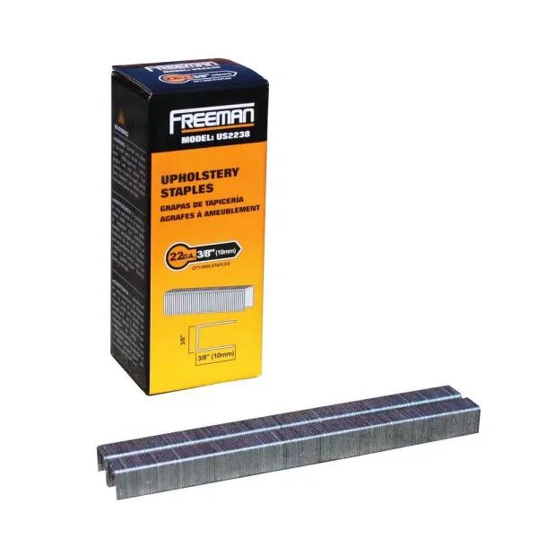 Freeman 22-Gauge 3/8 in. Upholstery Staples, 5,000 Count