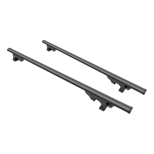 CURT Universal Aluminum Roof Rack Cross Bars, 150 lb. Capacity, Black (2-Pack)