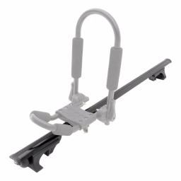 CURT Universal Aluminum Roof Rack Cross Bars, 150 lb. Capacity, Black (2-Pack) thumbnail 2