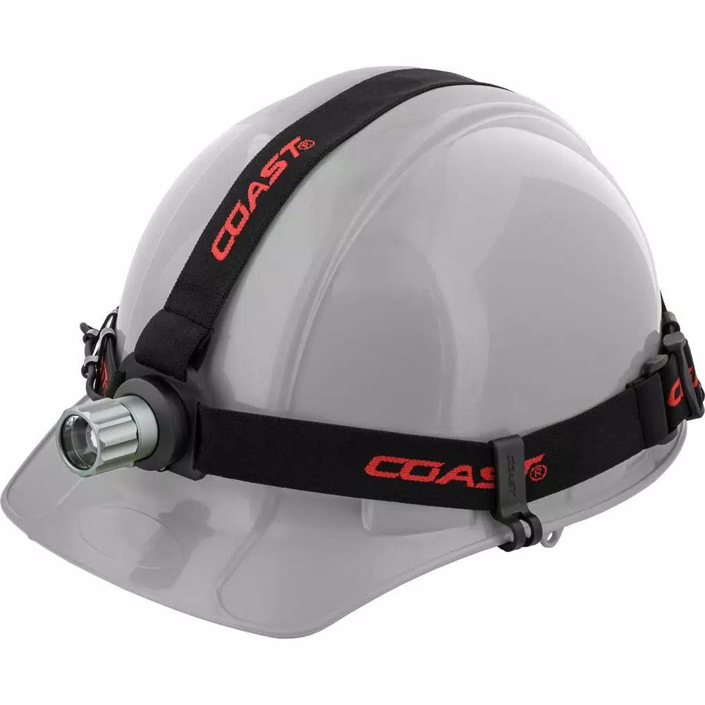 Coast HL40 300 Lumen LED Headlamp, Hardhat Compatible, Wide Angle Flood Beam