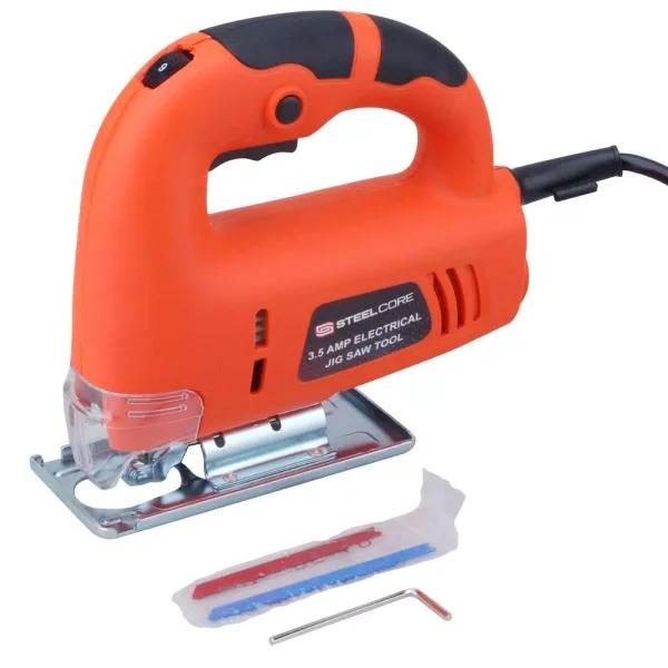 Steel Core 3.5 Amp Corded Electric Jig Saw with Variable Speed