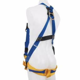 Werner LiteFit Standard 1 D-Ring Safety Harness, Medium/Large, Blue thumbnail 6