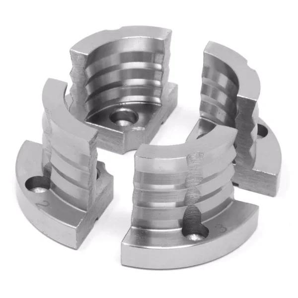 WEN 1.25 in. Double-Grooved Lathe Chuck Jaws for LA4275 2.75 in. Chuck