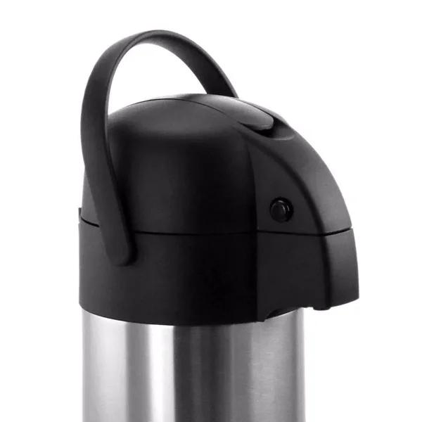 MegaChef 3L Stainless Steel Airpot Hot Water Dispenser, Double Insulated Beverage Server