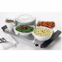 Betty Crocker 5 Qt. Stainless Steel Buffet Server and Warming Tray thumbnail 4