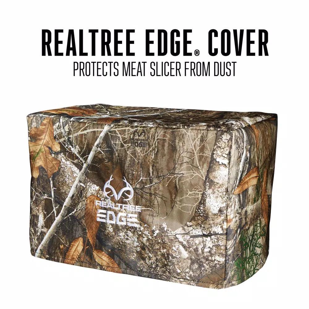 Weston Realtree Edge 200-Watt Meat Slicer with 7.5 in. Stainless Steel Blade and Camouflage Cover