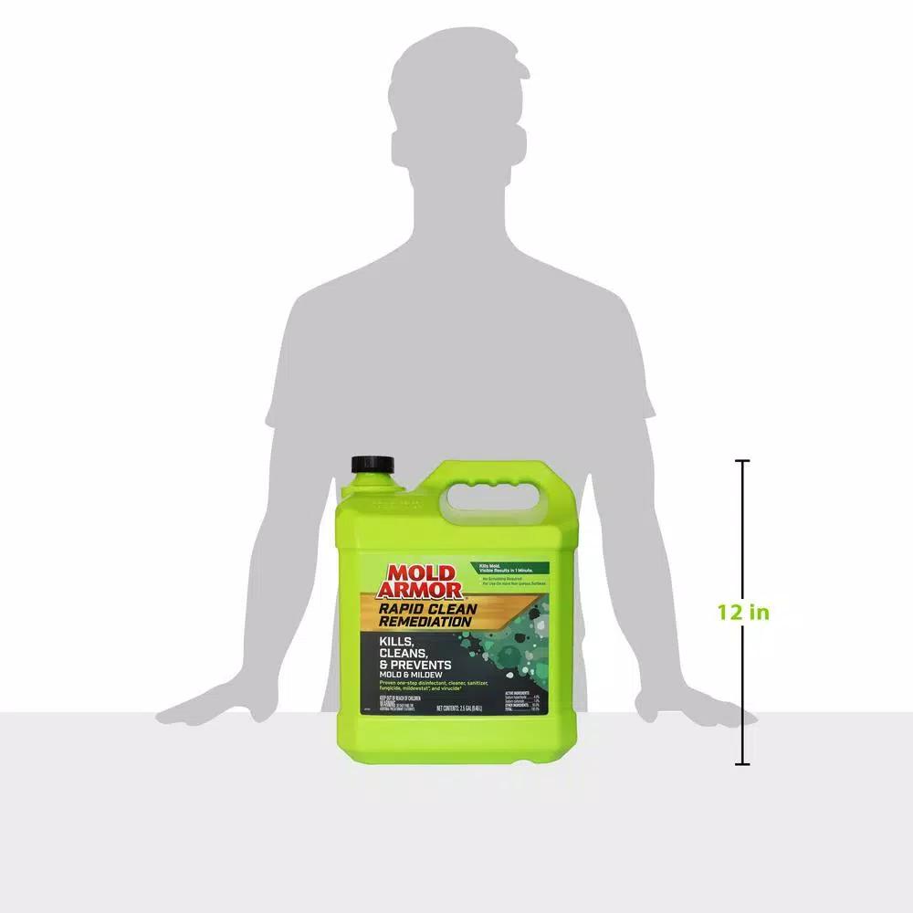Mold Armor Rapid Clean Remediation Mold Remover & Disinfectant, 2.5 Gallon