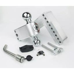 Weigh Safe 180 Hitch by Weigh-Safe Chrome Tow Ball Edition Adjustable Ball Mount thumbnail 2