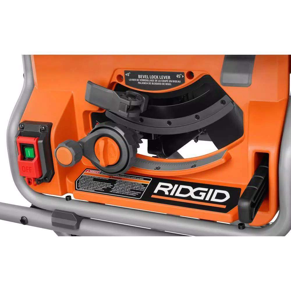 RIDGID 10 in. Pro Jobsite Table Saw with Stand and 16-Gauge 2-1/2 in. Straight Finish Nailer Combo Kit