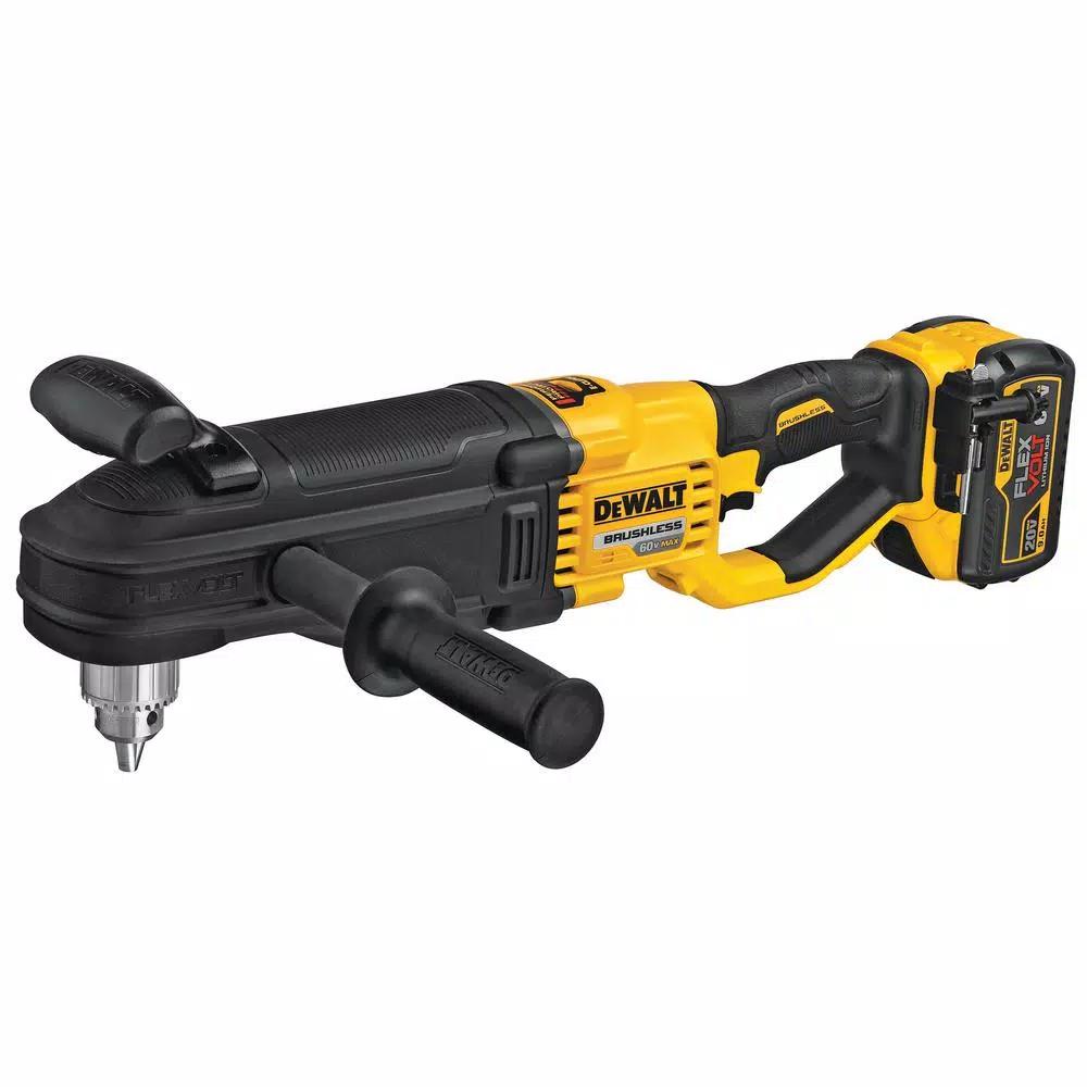 DEWALT DCD470 60V MAX FLEXVOLT Cordless 1/2 in. Stud & Joist Drill with E-Clutch & 9 Ah Battery