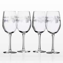 Rolf Glass Icy Pine 12 oz. Clear White Wine Glasses, Set of 4 thumbnail 1
