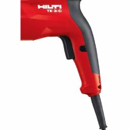 Hilti TE 3-C SDS Plus Rotary Hammer Drill Kit, 850W, 1300 RPM with Chisel, Scraper & 5 Drill Bits thumbnail 6