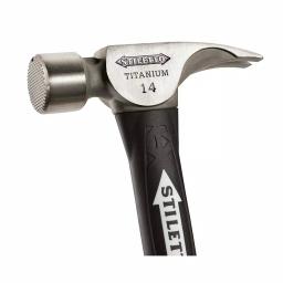 Stiletto TI14MC-F 14 oz. Titanium Milled Face Hammer with 16 in. Curved Fiberglass Handle thumbnail 2