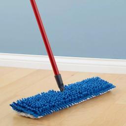 O-Cedar Dual-Action Microfiber Flip Mop with 4ft Metal Handle for Hardwood, Tile, and Linoleum thumbnail 2